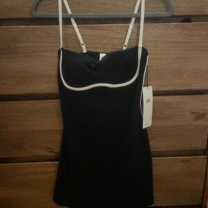 Alo Black and White Dress